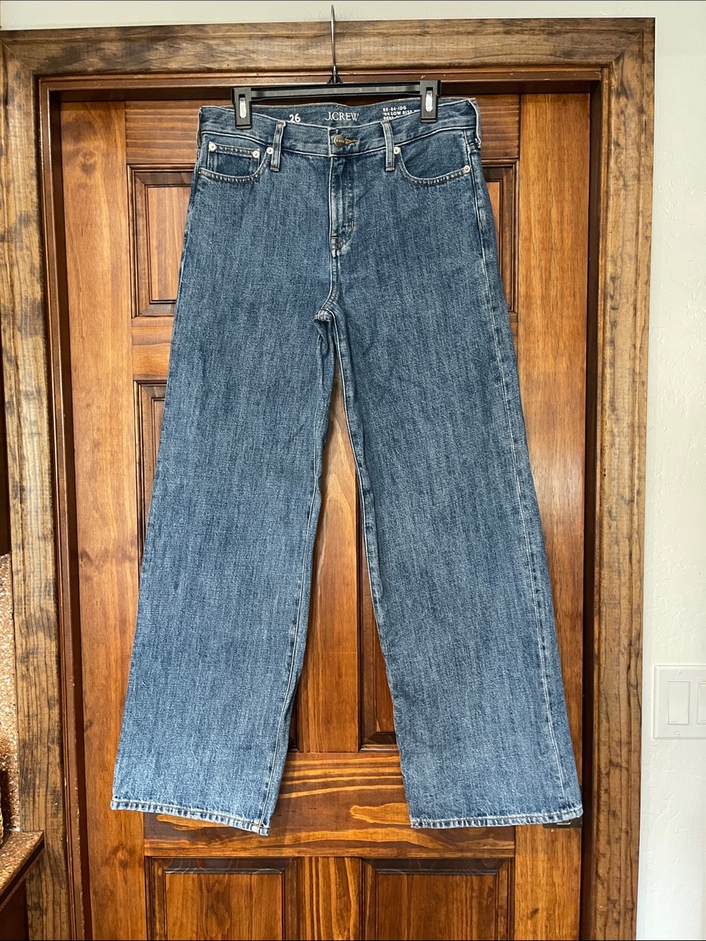 J.Crew low rise wide leg jeans size 26